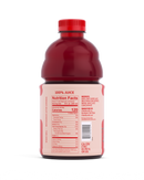 Cheribundi Original Tart Cherry Juice blend back packaging