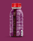 Cheribundi tart cherry juice for sleep back packaging and nutrition label.