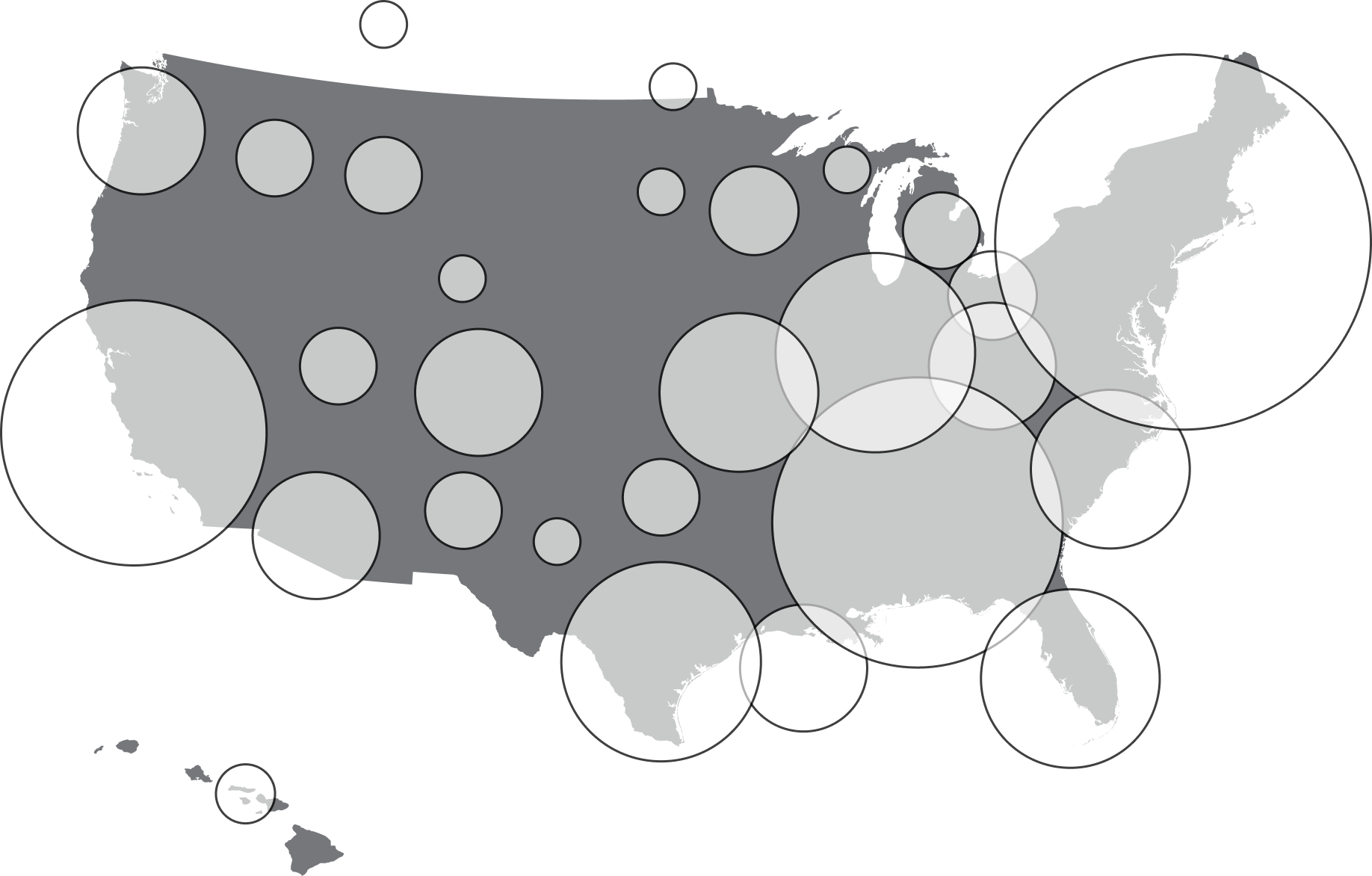 Map of the USA