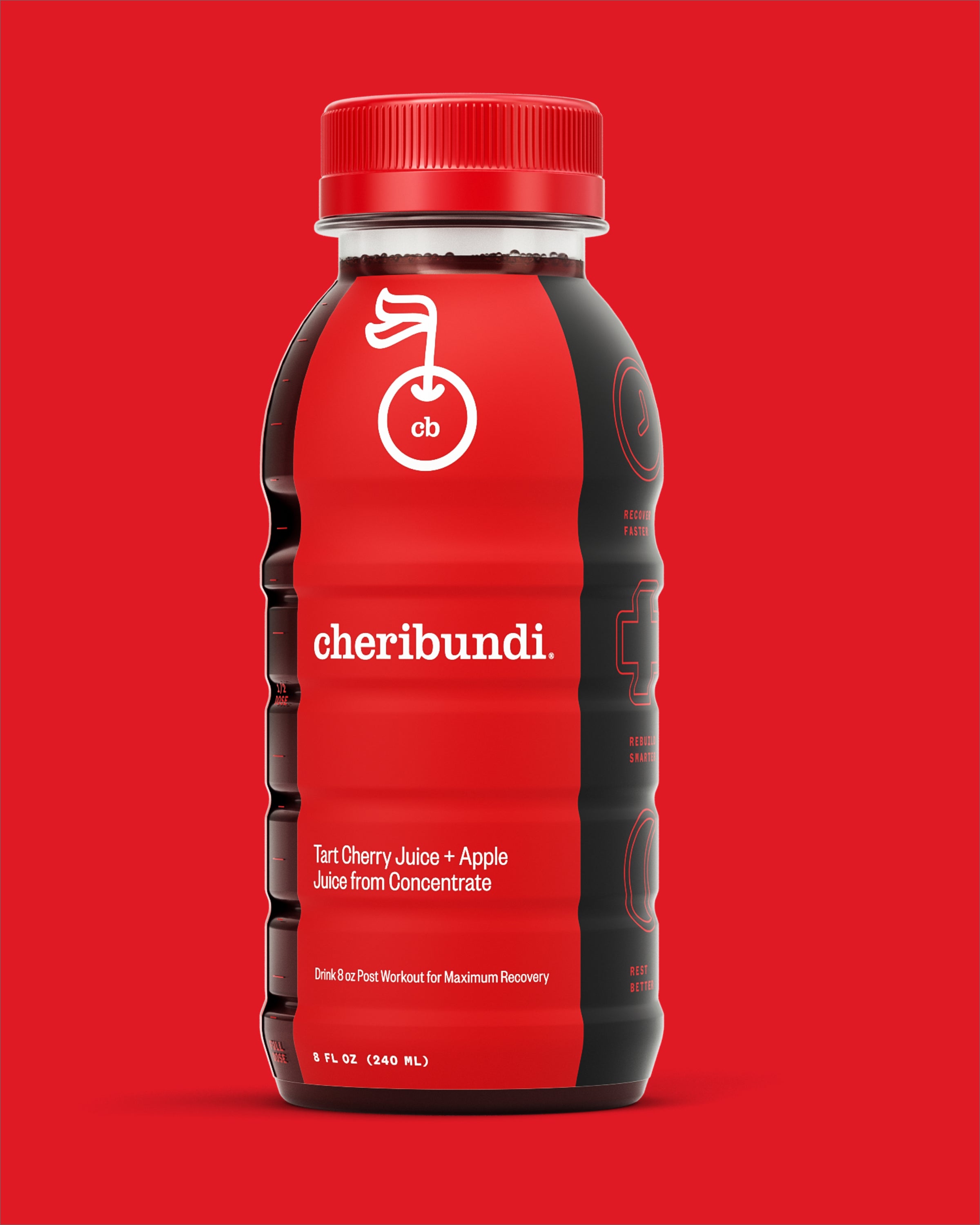 Original front packaging. Cheribundi original tart cherry juice