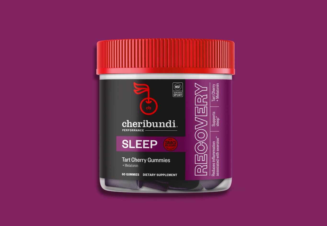 main. Cheribundi Tart Cherry Juice Gummies for Sleep