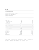 Cheribundi Sleep nutrition facts