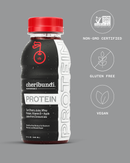 prev. Cheribundi Protein tart cherry juice front packaging on white background