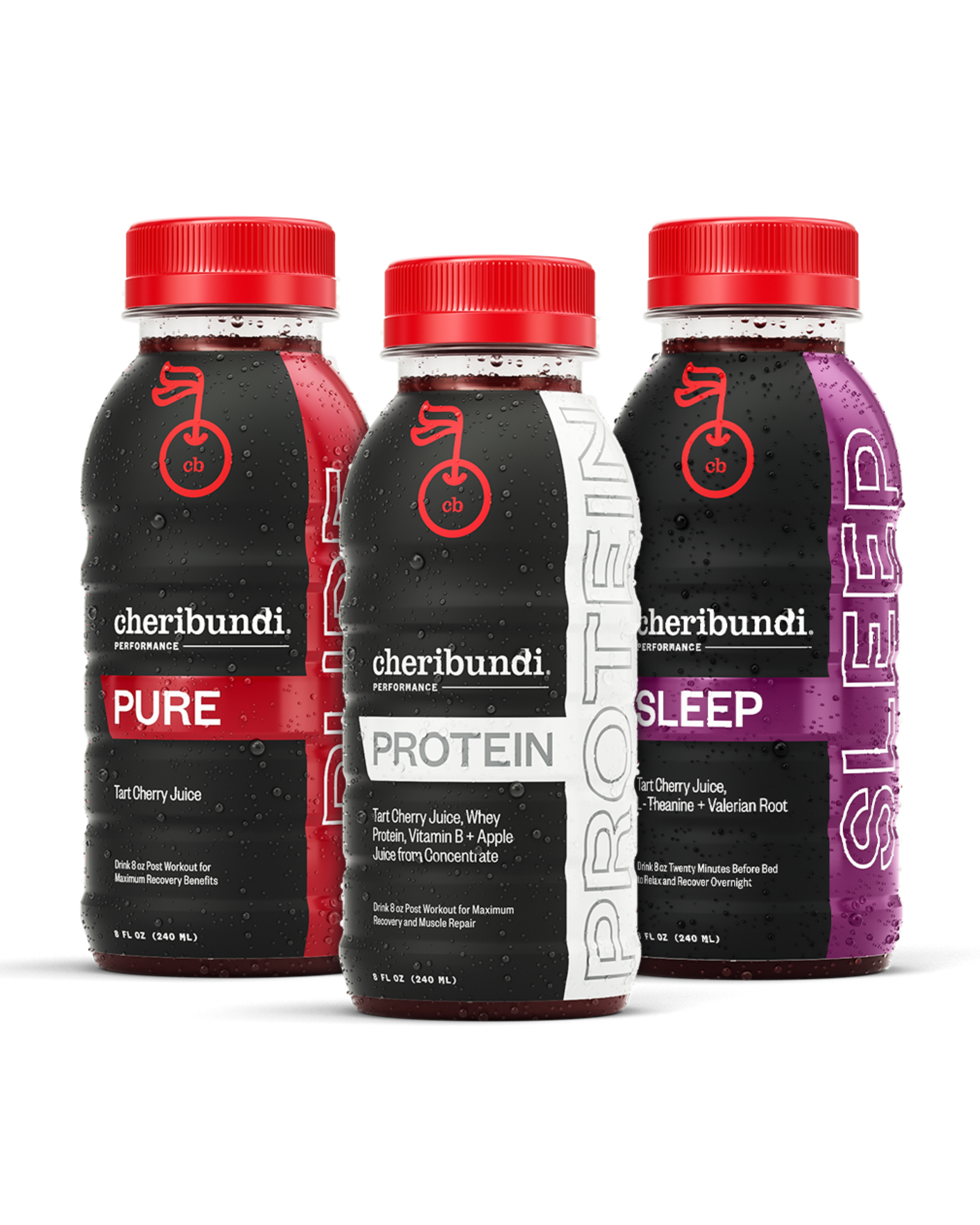 Cheribundi Power Pack with Pure, Protein, and Sleep