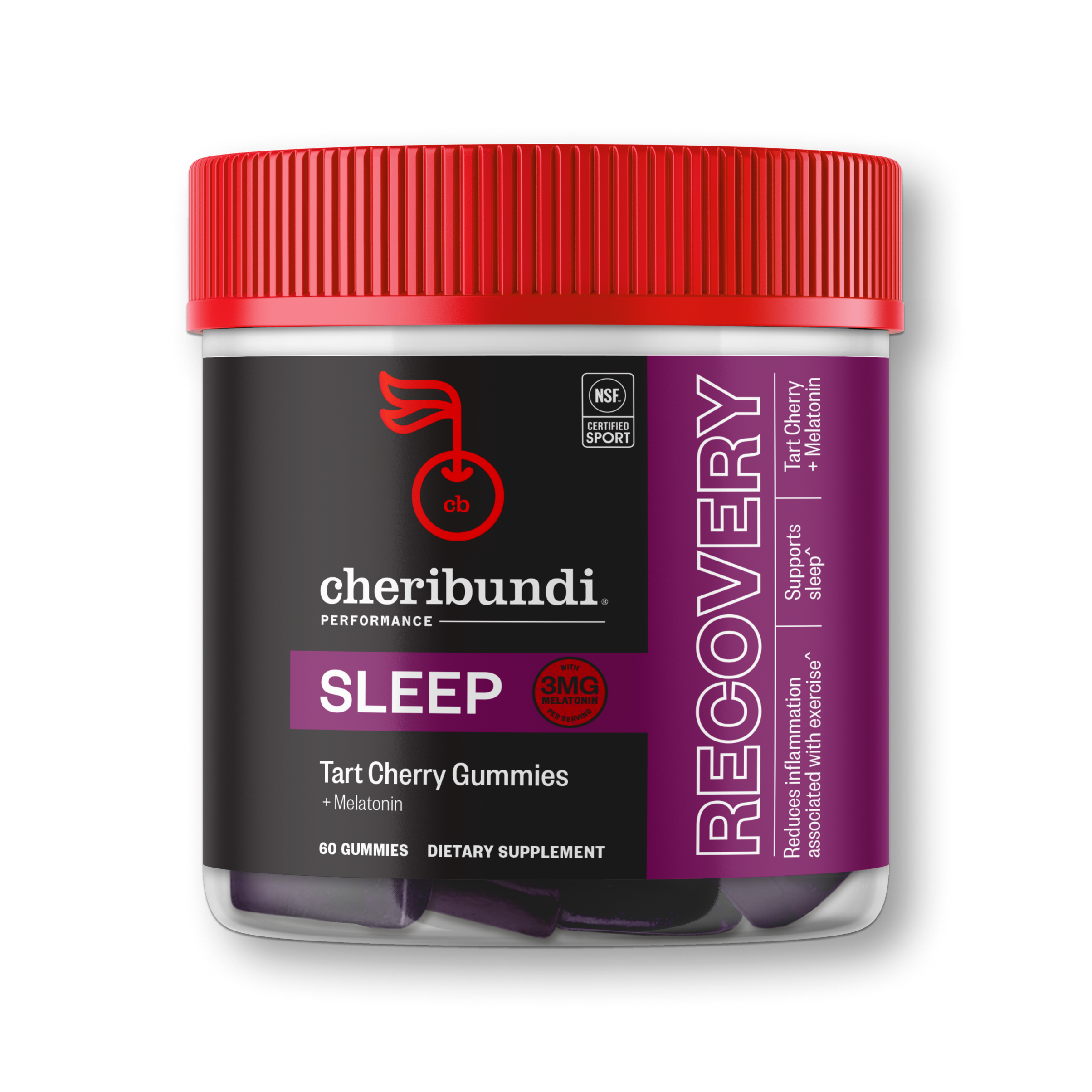 Cheribundi Sleep Gummies front packaging